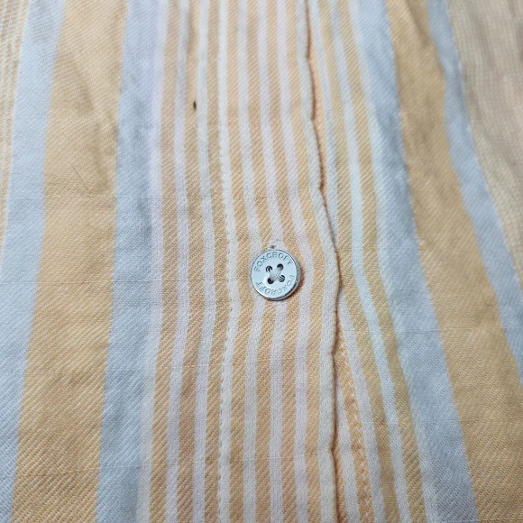 Foxcroft Shirt Womens 16 W Button Down Striped Work Office Classic multicolor - Picture 9 of 9